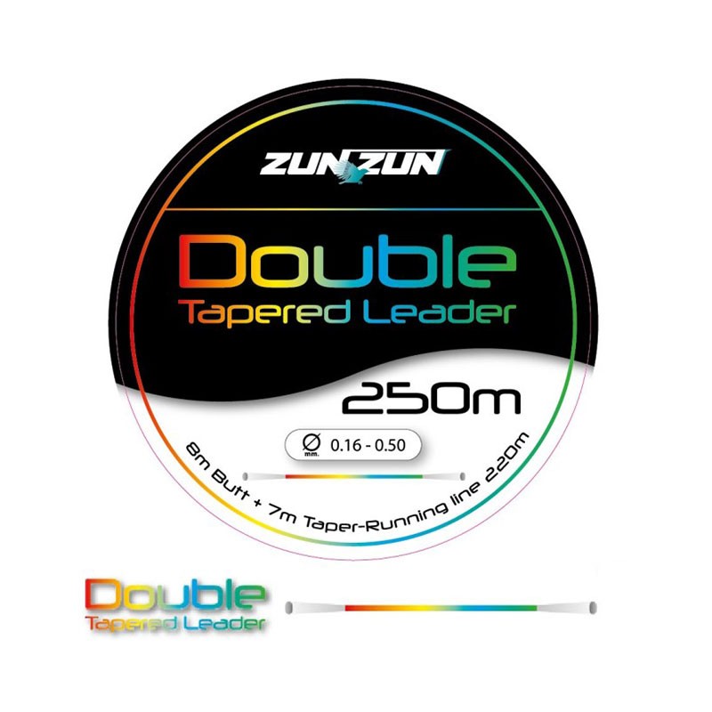 Shock Leader Bi-Conico ZUN ZUN Double Tapered 250MT | Mare e Cielo