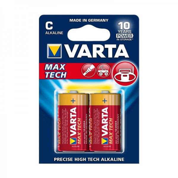 Batterie VARTA Max Tech C Alcaline 1.5V | Mare e Cielo
