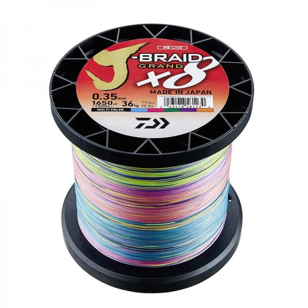 Trecciato DAIWA J-Braid x8 Grand da 1500 MT | Multicolor